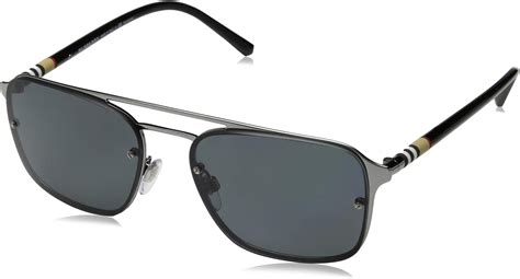 Burberry 0BE3095 Gunmetal/Dark Grey Polarized One Size